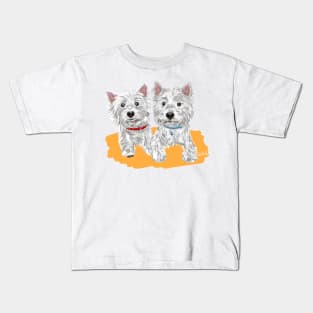 Westies Molly & Danny Kids T-Shirt